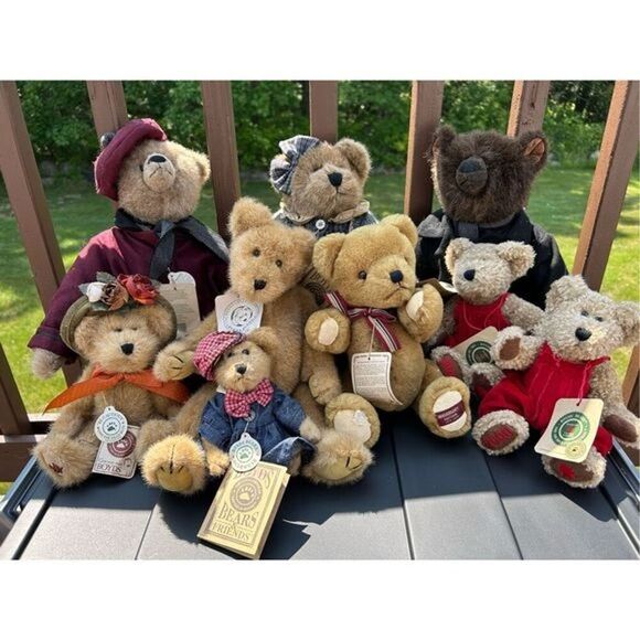 Vintage Boyds Bear Collection. Bundle of (9) Bears. New. - Picture 1 of 12